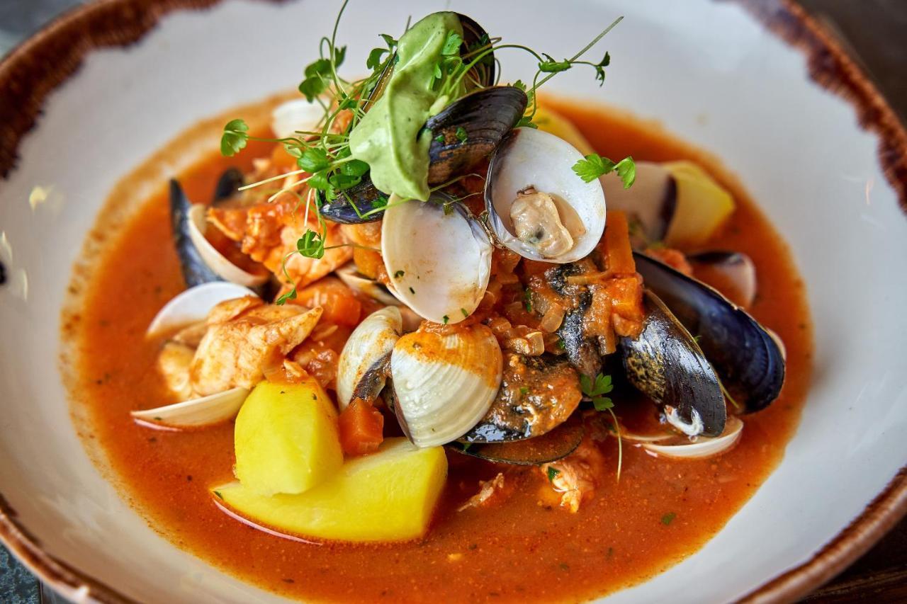 The Bower Inn بريدجواتر المظهر الخارجي الصورة Clam and mussel chowder